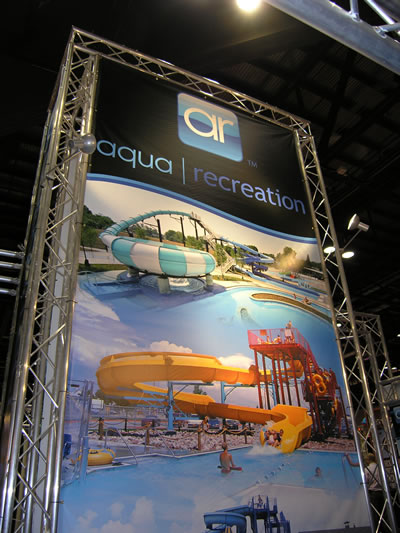 truss display booth for trade show exhibit